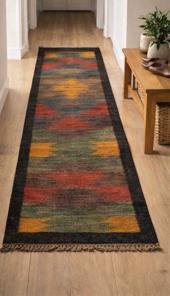 Aztec Area Rug – Rustic Tribal Pattern Design