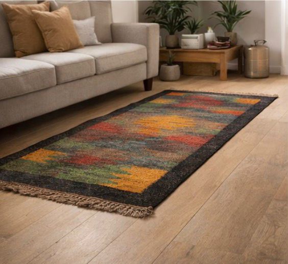 Aztec Area Rug – Rustic Tribal Pattern Design