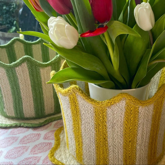 Braided Flower Pots